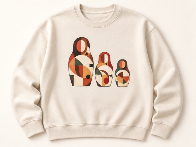 Sweatshirt à matriochkas