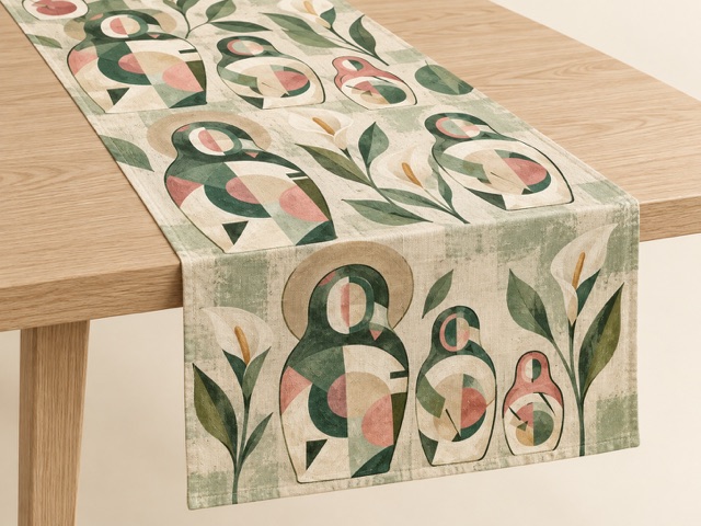 Chemin de table en lin